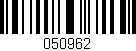 Código de barras (EAN, GTIN, SKU, ISBN): '050962'