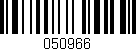Código de barras (EAN, GTIN, SKU, ISBN): '050966'