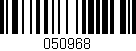 Código de barras (EAN, GTIN, SKU, ISBN): '050968'