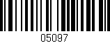 Código de barras (EAN, GTIN, SKU, ISBN): '05097'