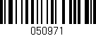 Código de barras (EAN, GTIN, SKU, ISBN): '050971'