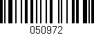 Código de barras (EAN, GTIN, SKU, ISBN): '050972'