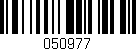 Código de barras (EAN, GTIN, SKU, ISBN): '050977'