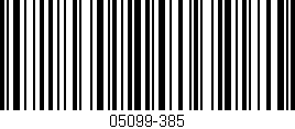 Código de barras (EAN, GTIN, SKU, ISBN): '05099-385'