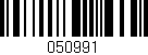 Código de barras (EAN, GTIN, SKU, ISBN): '050991'