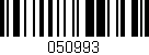 Código de barras (EAN, GTIN, SKU, ISBN): '050993'