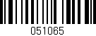 Código de barras (EAN, GTIN, SKU, ISBN): '051065'