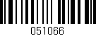 Código de barras (EAN, GTIN, SKU, ISBN): '051066'