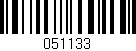 Código de barras (EAN, GTIN, SKU, ISBN): '051133'