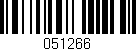 Código de barras (EAN, GTIN, SKU, ISBN): '051266'