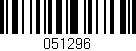 Código de barras (EAN, GTIN, SKU, ISBN): '051296'