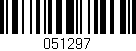 Código de barras (EAN, GTIN, SKU, ISBN): '051297'