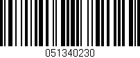 Código de barras (EAN, GTIN, SKU, ISBN): '051340230'