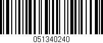 Código de barras (EAN, GTIN, SKU, ISBN): '051340240'