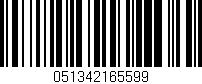 Código de barras (EAN, GTIN, SKU, ISBN): '051342165599'