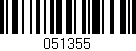 Código de barras (EAN, GTIN, SKU, ISBN): '051355'