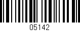 Código de barras (EAN, GTIN, SKU, ISBN): '05142'