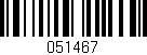 Código de barras (EAN, GTIN, SKU, ISBN): '051467'