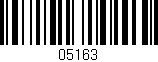 Código de barras (EAN, GTIN, SKU, ISBN): '05163'