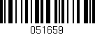 Código de barras (EAN, GTIN, SKU, ISBN): '051659'