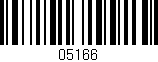 Código de barras (EAN, GTIN, SKU, ISBN): '05166'