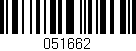 Código de barras (EAN, GTIN, SKU, ISBN): '051662'