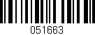 Código de barras (EAN, GTIN, SKU, ISBN): '051663'