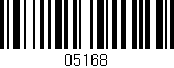 Código de barras (EAN, GTIN, SKU, ISBN): '05168'