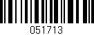 Código de barras (EAN, GTIN, SKU, ISBN): '051713'