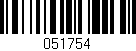Código de barras (EAN, GTIN, SKU, ISBN): '051754'
