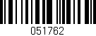 Código de barras (EAN, GTIN, SKU, ISBN): '051762'
