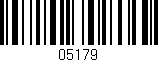 Código de barras (EAN, GTIN, SKU, ISBN): '05179'