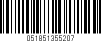 Código de barras (EAN, GTIN, SKU, ISBN): '051851355207'