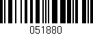 Código de barras (EAN, GTIN, SKU, ISBN): '051880'