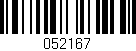 Código de barras (EAN, GTIN, SKU, ISBN): '052167'