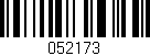 Código de barras (EAN, GTIN, SKU, ISBN): '052173'