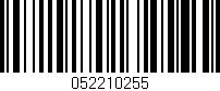 Código de barras (EAN, GTIN, SKU, ISBN): '052210255'