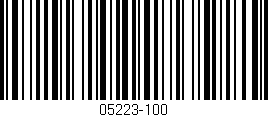 Código de barras (EAN, GTIN, SKU, ISBN): '05223-100'
