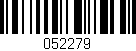 Código de barras (EAN, GTIN, SKU, ISBN): '052279'