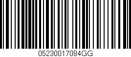Código de barras (EAN, GTIN, SKU, ISBN): '05230017084GG'