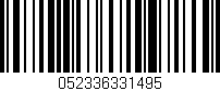 Código de barras (EAN, GTIN, SKU, ISBN): '052336331495'