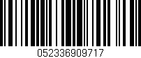 Código de barras (EAN, GTIN, SKU, ISBN): '052336909717'