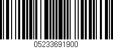 Código de barras (EAN, GTIN, SKU, ISBN): '05233691900'