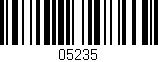 Código de barras (EAN, GTIN, SKU, ISBN): '05235'