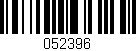 Código de barras (EAN, GTIN, SKU, ISBN): '052396'