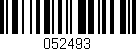 Código de barras (EAN, GTIN, SKU, ISBN): '052493'