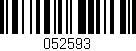 Código de barras (EAN, GTIN, SKU, ISBN): '052593'