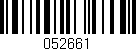 Código de barras (EAN, GTIN, SKU, ISBN): '052661'