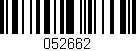 Código de barras (EAN, GTIN, SKU, ISBN): '052662'