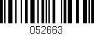 Código de barras (EAN, GTIN, SKU, ISBN): '052663'